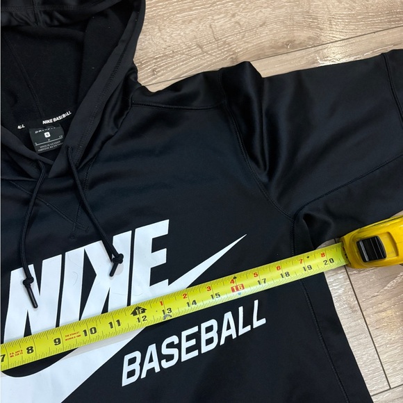 Nike Black and White Baseball Hoodie - Picture 4 of 5
